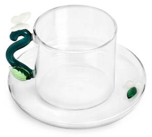 Ichendorf Milano designové šálky Fruits & Flowers Tea Cup White Butterfly w/s