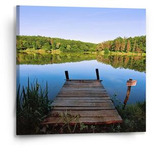 Sablio Obraz Molo na jezeře - 50x50 cm