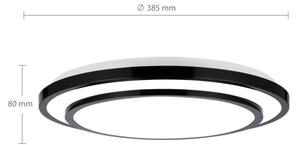 Brilagi-LED Stmívatelné svítidlo LUCIANO LED/48W/230V 3000-6500K pr. 39 cm čern+DO
