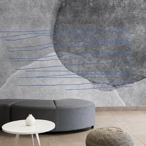 Fototapeta Šedá a modrá čára, Designové fototapety na zeď, Populární fototapety, u78579v1 - Tapeko.co.cz