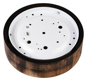 Stropní svítidlo OAK SMOKY 1xE27/15W/230V pr. 27,5 cm dub/tmavě hnědá