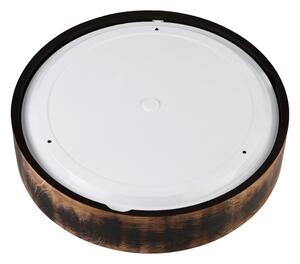Koupelnové stropní svítidlo OAK SMOKY 3xE27/15W/230V IP54 pr. 37,5 cm dub/hnědá