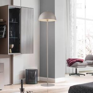 Schöner Wohnen stojací lampa Ali, písková barva, železo, E27, Krémová / jantar, Obývací pokoj / jídelna, kov, Skandinávský