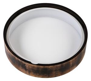 Koupelnové stropní svítidlo OAK SMOKY 3xE27/15W/230V IP54 pr. 37,5 cm dub/hnědá