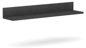 Obývací stěna BRICK 204x150x36 cm hnědá/černá