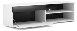 Obývací stěna BRICK 204x150x36 cm bílá/černá