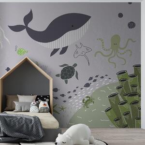 Fototapety Podmořský svět plný živých tvorů, Fototapety dětské, u93763v3 : uwalls.cz