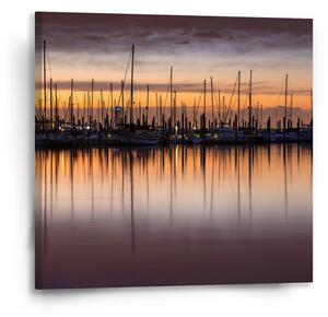 Sablio Obraz Večerní přístav - 50x50 cm