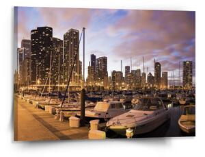 Sablio Obraz Městský přístav - 150x110 cm