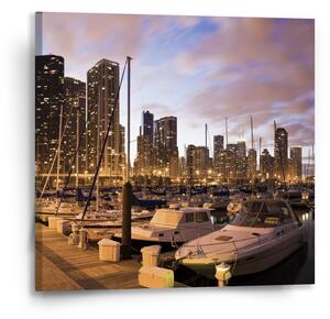 Sablio Obraz Městský přístav - 50x50 cm