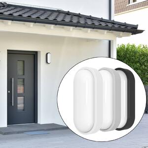 MEGATRON LED venkovní nástěnné svítidlo Zella Neo XL Sensor, šedá, IP54, stmívatelný, Hliník / šedá / zinek, Chodba, Plast