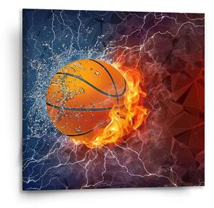 Sablio Obraz Basketbalový míč - 110x110 cm
