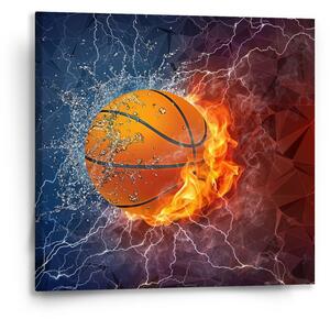 Sablio Obraz Basketbalový míč - 50x50 cm
