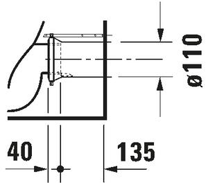 Duravit 21150900002 - Stojící WC D-CODE keramika/lesklá bílá