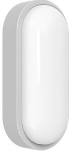 MEGATRON LED venkovní nástěnné svítidlo Zella Neo XL, šedé, IP54, stmívatelný, Hliník / šedá / zinek, Chodba, Plast