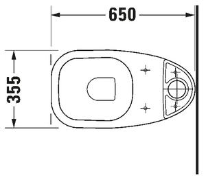Duravit 21110900002 - WC kombi D-CODE keramika/lesklá bílá