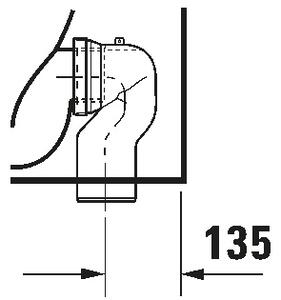 Duravit 21150900002 - Stojící WC D-CODE keramika/lesklá bílá