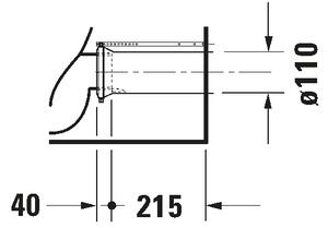Duravit 21180900002 - WC kombi D-CODE keramika/lesklá bílá