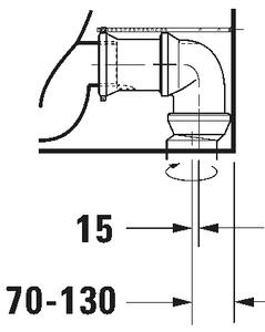 Duravit 21180900002 - WC kombi D-CODE keramika/lesklá bílá