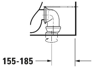 Duravit 21180900002 - WC kombi D-CODE keramika/lesklá bílá