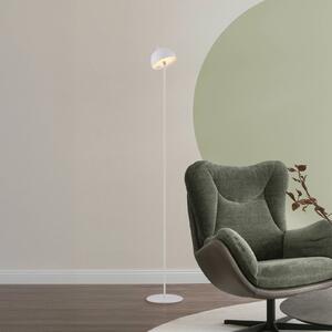 Schöner Wohnen LED stojací lampa na baterii Bellis, bílá, IP54, stmívatelný, Bílá / opál, Obývací pokoj / jídelna, kov, Skandinávský
