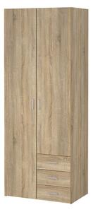 Šatní skříň Sid 77,6 x 49,5 x 200,4 cm, dub sonoma