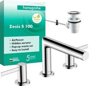 HANSGROHE 74733000 Tříotvorová umyvadlová baterie 100 Zesis S