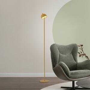 Schöner Wohnen LED stojací lampa na baterii Bellis, Květinové kouzlo IP54, stmívatelný, Žlutá / oranžová, Obývací pokoj / jídelna, kov, Skandinávský