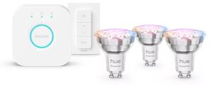 Základní sada Philips Hue WACA 3xGU10/4,7W 2200-6500K + zařízení k propojení