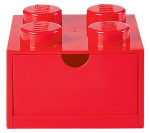 LEGO Zásuvka na psací stůl 4 knoflíky (červená) (100349845001)