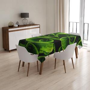 Sablio Ubrus Zelené listy - 130x170 cm