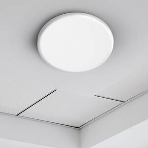 Näve LED podhledové svítidlo Suma, Ø 15,5 cm, bílá, stmívatelné, IP44, stmívatelný, Bílá / opál, Koupelna, Plast, Zapuštěné kulaté