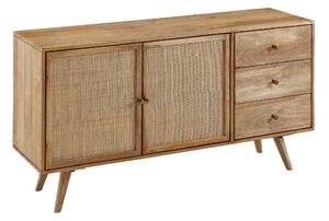 Designový příborník 140x75x40 cm masivní mangové dřevo | Wohnling