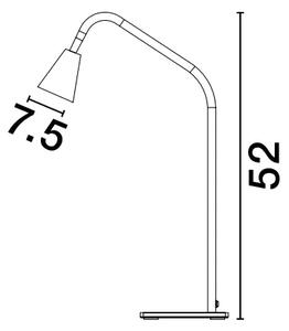 Stolní lampa Geko – GU10