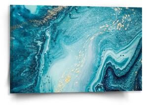 Sablio Obraz Modrý pigment - 120x80 cm