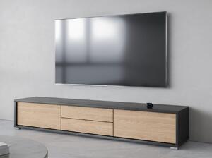Televizní stolek FRIDA typ 39 délka 180 cm dub/antracit