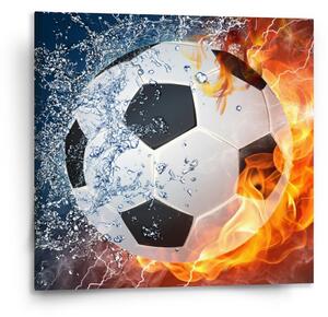 Sablio Obraz Fotbalový míč - 110x110 cm