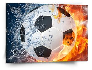 Sablio Obraz Fotbalový míč - 150x110 cm