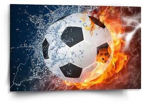 Sablio Obraz Fotbalový míč - 120x80 cm