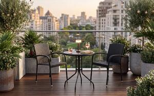 Ratanový nábytek na balkon - Nina + Roma 1+2