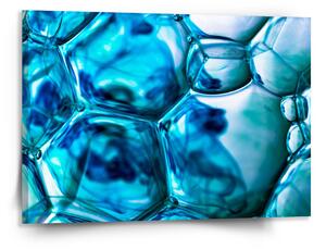 Sablio Obraz Modré bubliny - 150x110 cm