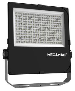 MEGAMAN LED venkovní bodové osvětlení Hugo, 150 W, 4000 K, IP66, Černá, Hliník