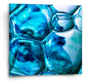Sablio Obraz Modré bubliny - 50x50 cm