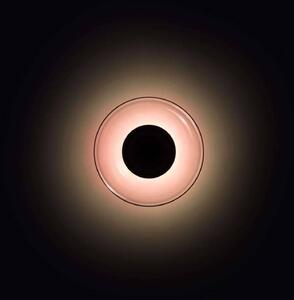 MARSET LED nástěnné světlo Aura, Ø 18 cm, zapínání/vypínání, měď, Měď, Obývací pokoj / jídelna, Sklo, Design