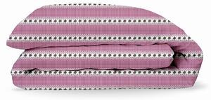 Bavlněný povlak na přikrývku - Mirabelka fialová Zapínání: knoflík, Velikost přikrývky: 140x200