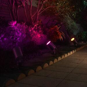 Hama Smart LED zemní bodový reflektor, černý WLAN, IP65 RGBW stmívatelné, stmívatelný, Černá, Plast, Moderní
