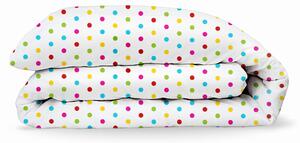 Bavlněný povlak na přikrývku - Puntíky malé Zapínání: knoflík, Velikost přikrývky: 140x200