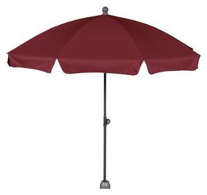 Livarno home Slunečník, Ø 180 cm (bordó) (100386214001)