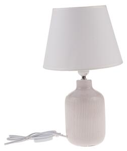 Stolní lampa ELIA krémová/bílá