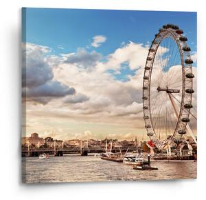Sablio Obraz London eye - 110x110 cm